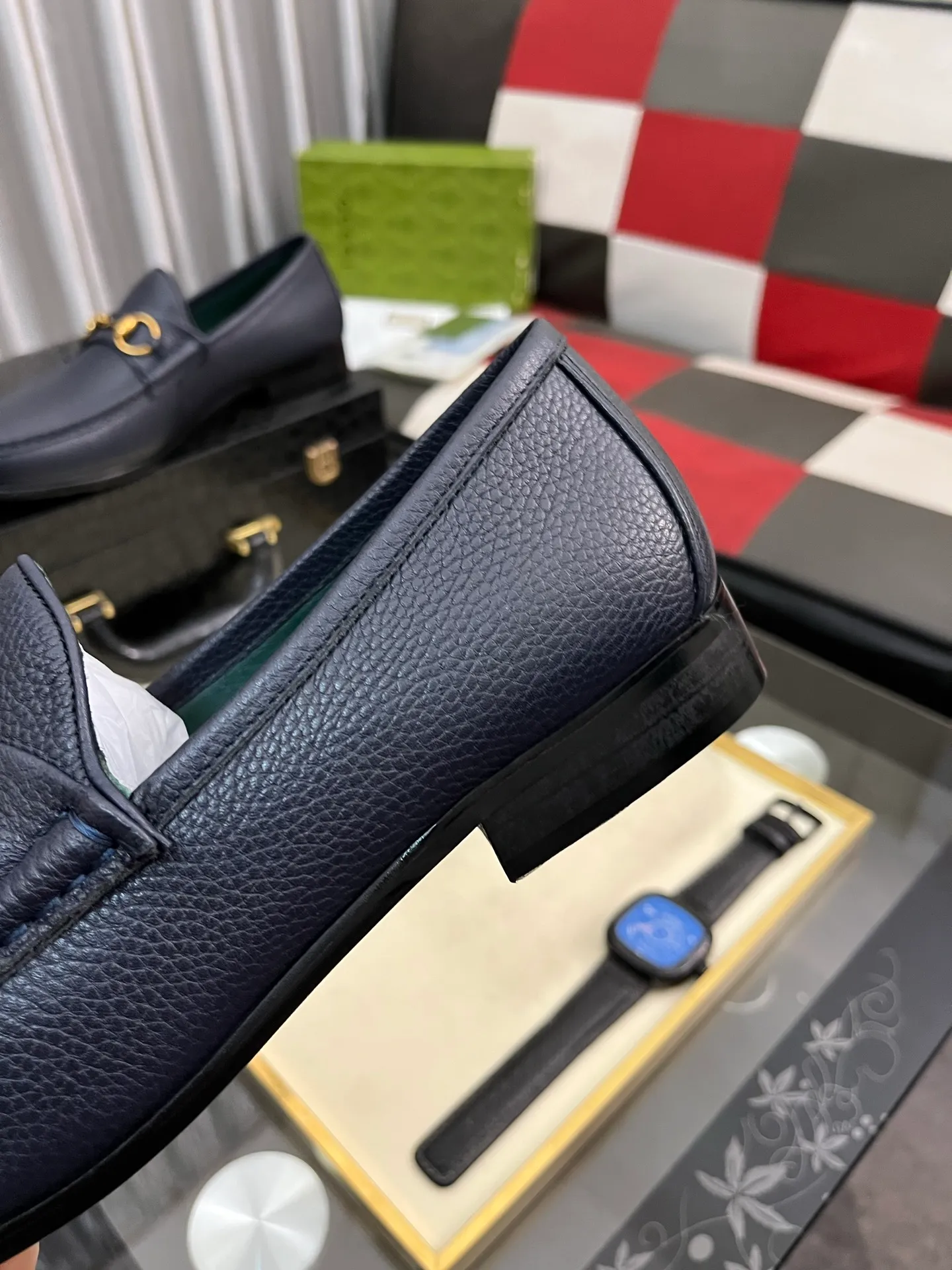 Men's Men's Shoes 💰540⌚️⌚️【GUCCI】The most popular classic Gucci leather shoes. Synchronized with the official website, the upper is made of Italian first-layer cowhide ➕cowhide lining, with unique brand and unique craftsmanship. Highlighting the hot style of the new year. Stop hesitating, stop wandering, get it now. Digital: 38--444️⃣colors available